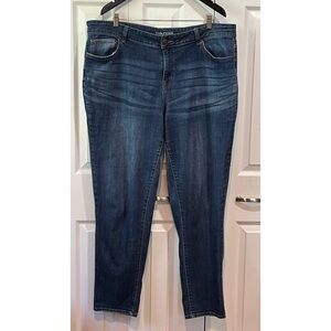 Maurices Dark Wash Distressed Jeans 20